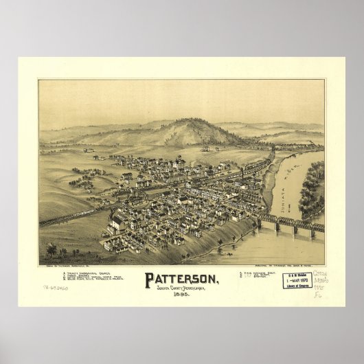 Patterson (Mifflin), Pennsylvania (1895) Poster (Voorkant)