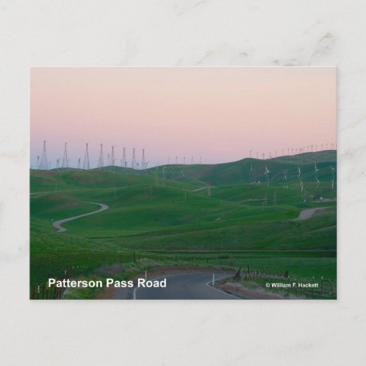 Patterson Pass Road California Producten Briefkaart (Voorkant)