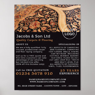 Pattertapijt, tapijtlaag, Fitter Adverteren Poster