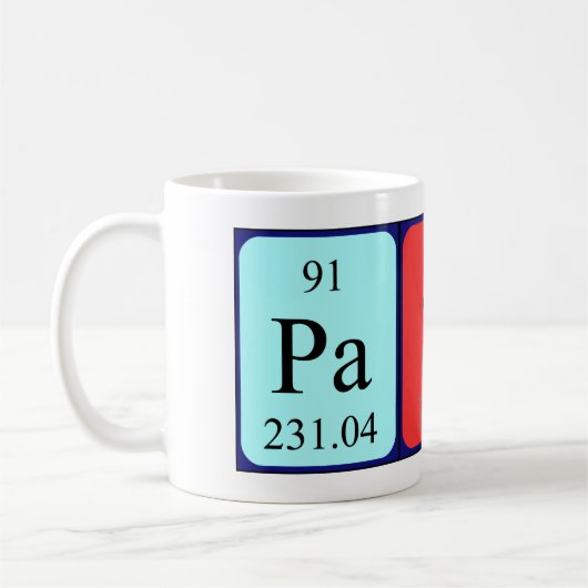 Patti periodieke lijstnaam mok (Links)