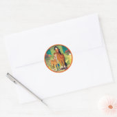 Patti & Pokey Ronde Sticker (Envelop)