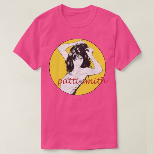 Patti Smith Retro Punk Rock FanArt Tribute 1 T-shirt (Design voorkant)