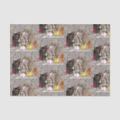 Patton and Buffing - Kat-weefselpapier Tissuepapier (Voorkant)