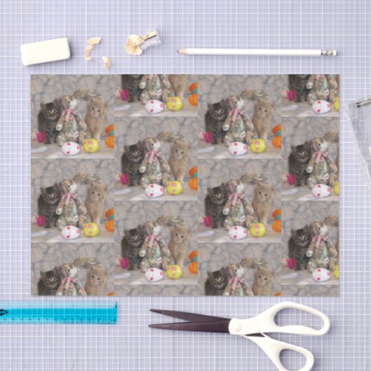 Patton and Buffing - Kat-weefselpapier Tissuepapier (Craft)