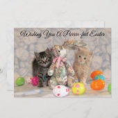 Patton and Buffington's paashaas - Platte Kaart (Voorkant / Achterkant)