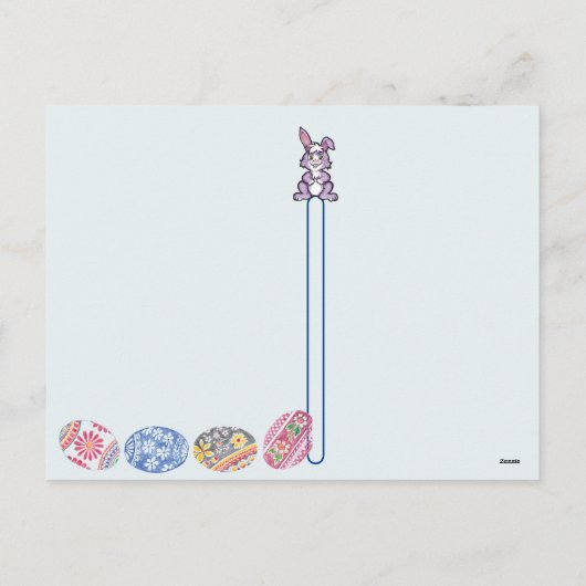 Patton & Buffington Pasen Kat Feestdagenkaart (Achterkant)