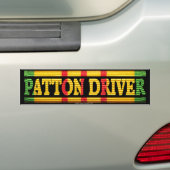 Patton Driver Vietnam Service Bumpersticker (Op auto)