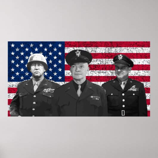 Patton, Eisenhower en Doolittle Poster (Voorkant)