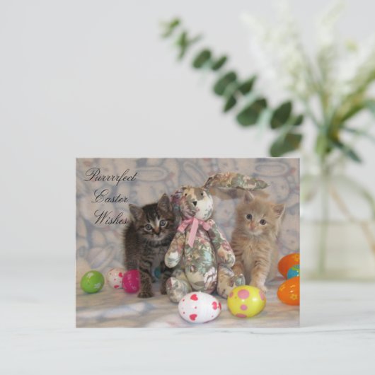 Patton en Buffington-paasBriefkaart Feestdagenkaart (Staand voorkant)