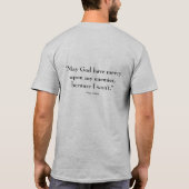 Patton en quote - grijs t-shirt (Achterkant)
