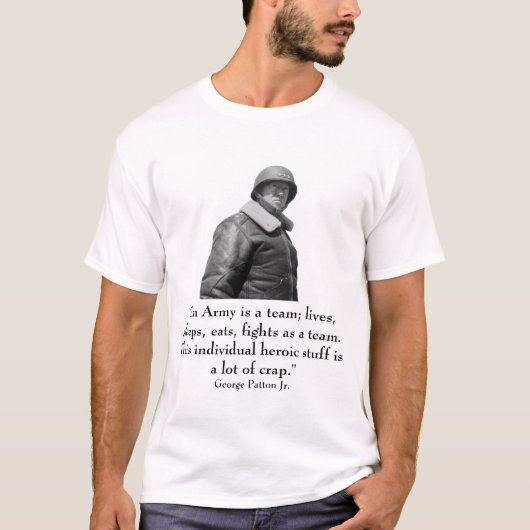 Patton en quote t-shirt (Voorkant)