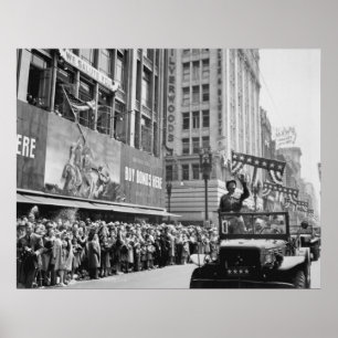 Patton in Victory Parade Poster