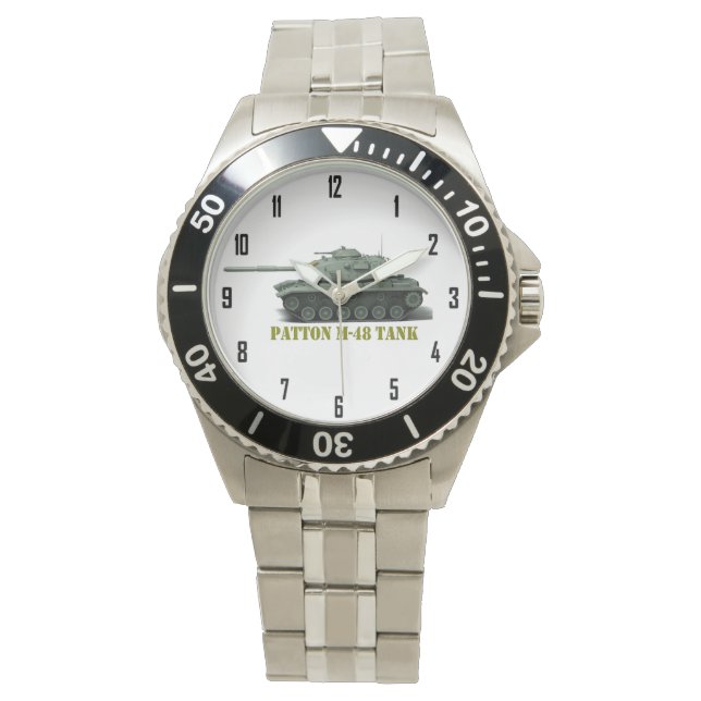 PATTON M-48 TANK HORLOGE (Voorkant)