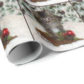 Patton's Christmas Playtime - Kattenkerst Cadeaupapier (Rol Hoek)