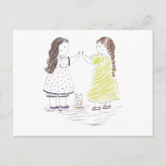 Patty Cake Briefkaart (Voorkant)