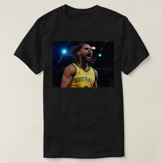 Patty Mills Boomers Essential T Shirt (Design voorkant)