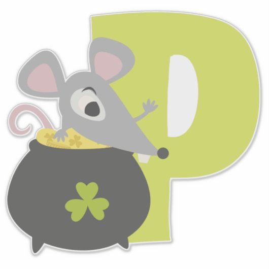 PATTY MOUSE -P- STICKER (Voorkant)