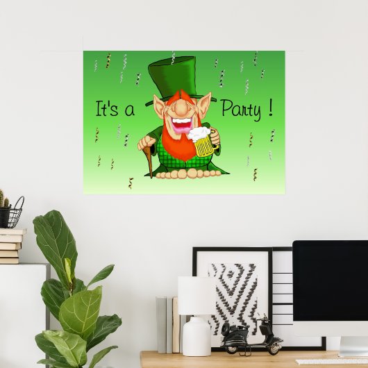 Patty O'Party Poster (Thuiskantoor)