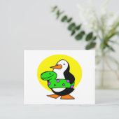 Patty Penguin Briefkaart (Staand voorkant)