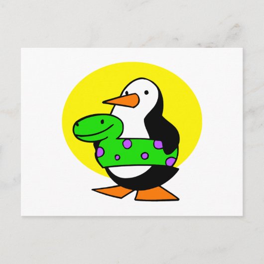 Patty Penguin Briefkaart (Voorkant)
