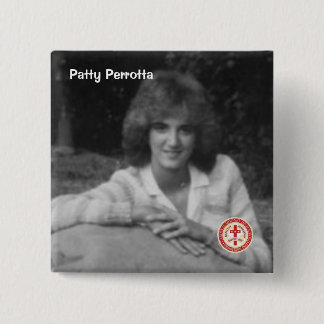Patty Perrotta Vierkante Button 5,1 Cm