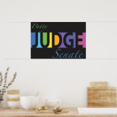 Patty Rechter bij Senaat v3 Poster (Keuken)