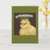 Patty the peep card kaart (Gele Bloem)