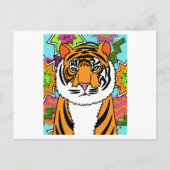 Patty Tiger Wild Animals Briefkaart (Voorkant)