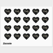 Patty white gold Handwriting Aufkleber Herz Hart Sticker (Vel)