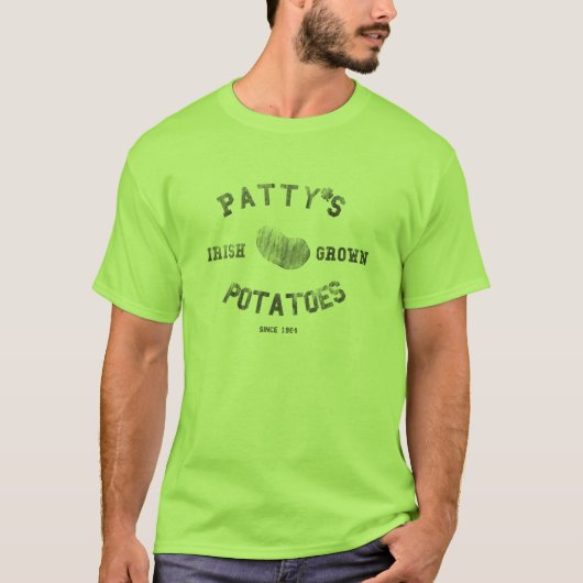 Patty's aardappelen t-shirt (Voorkant)