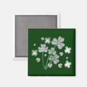 Pattys dag shamrock magneten (Voorkant / Achterkant)