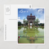 Patuxai Vientiane Briefkaart (Voorkant / Achterkant)