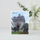 Patuxai Vientiane Laos Briefkaart (Staand voorkant)