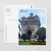 Patuxai Vientiane Laos Briefkaart (Voorkant / Achterkant)