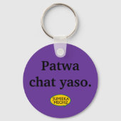 Patwa chat yaso sleutelhanger (Voorkant)
