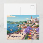 Pátzcuaro Mexico Briefkaart (Voorkant / Achterkant)