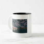 PAU42 Washington bij Night.tif Tweekleurige Koffiemok (Voorkant links)