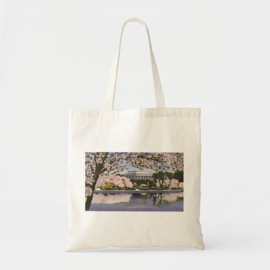 PAU44 Lincoln Memorial.tif Tote Bag (Voorkant)