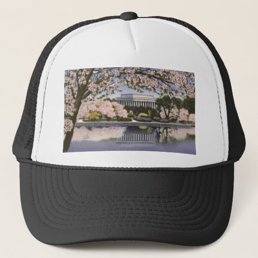 PAU44 Lincoln Memorial.tif Trucker Pet (Voorkant)