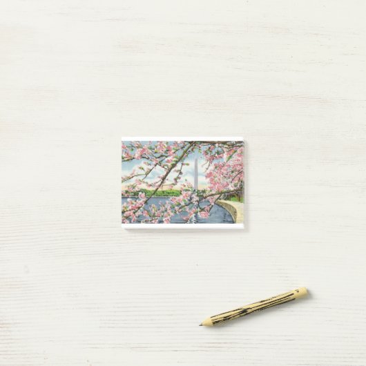 PAU45 Washington Monument 2.tif Post-it® Notes (Op bureau)