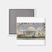 PAU47 Jefferson Memorial 1.tif Magneet (Voorkant / Achterkant)