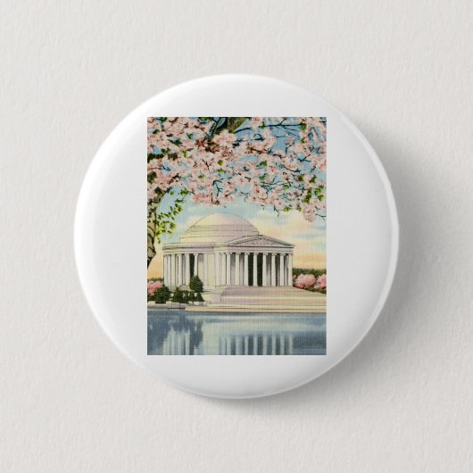 PAU49 Jefferson Memorial 3.tif Ronde Button 5,7 Cm (Voorkant)