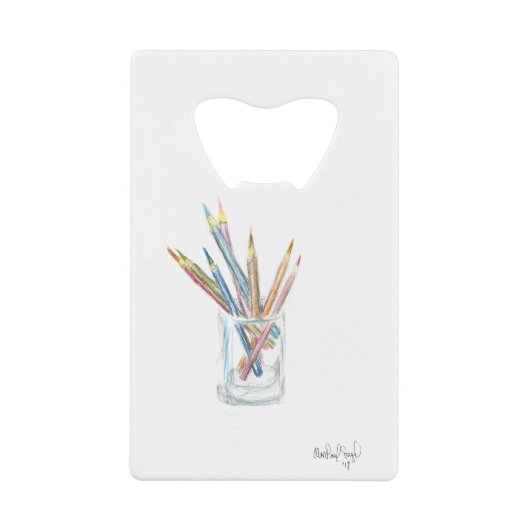 PAU50 Pencils 1.tif Creditkaart Flessenopener (Voorkant)