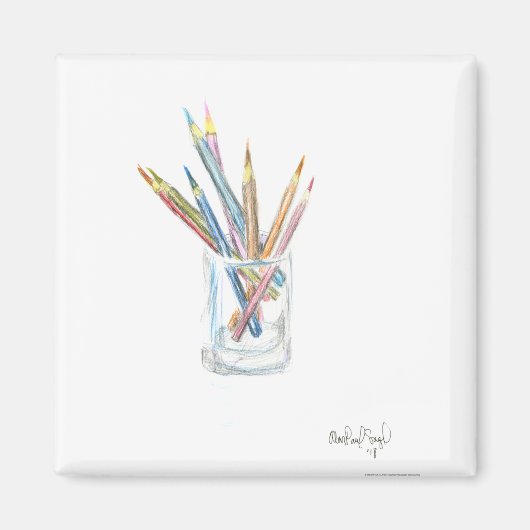 PAU50 Pencils 1.tif Magneet (Voorkant)