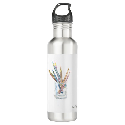 PAU50 Pencils 1.tif Waterfles (Voorkant)