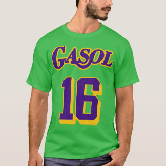 Pau Gasol Gepensioneerde Jersey Tribute T-shirt