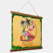 PAU HANA TIKI LOUNGE HANGEND WANDKLEED (Gebogen)