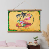 PAU HANA TIKI LOUNGE HANGEND WANDKLEED (Slaapkamer)