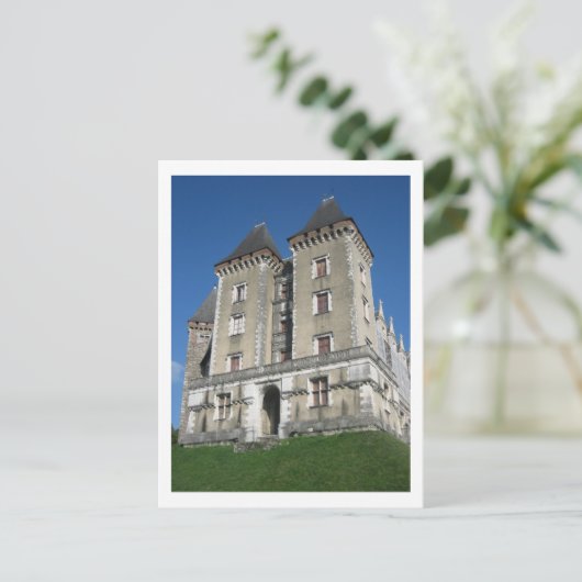 Pau-kasteel Briefkaart (Staand voorkant)