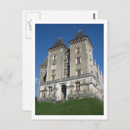 Pau-kasteel Briefkaart (Voorkant / Achterkant)